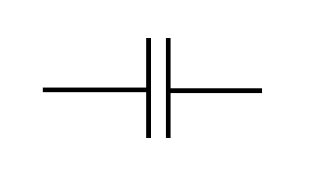 capacitor symbol